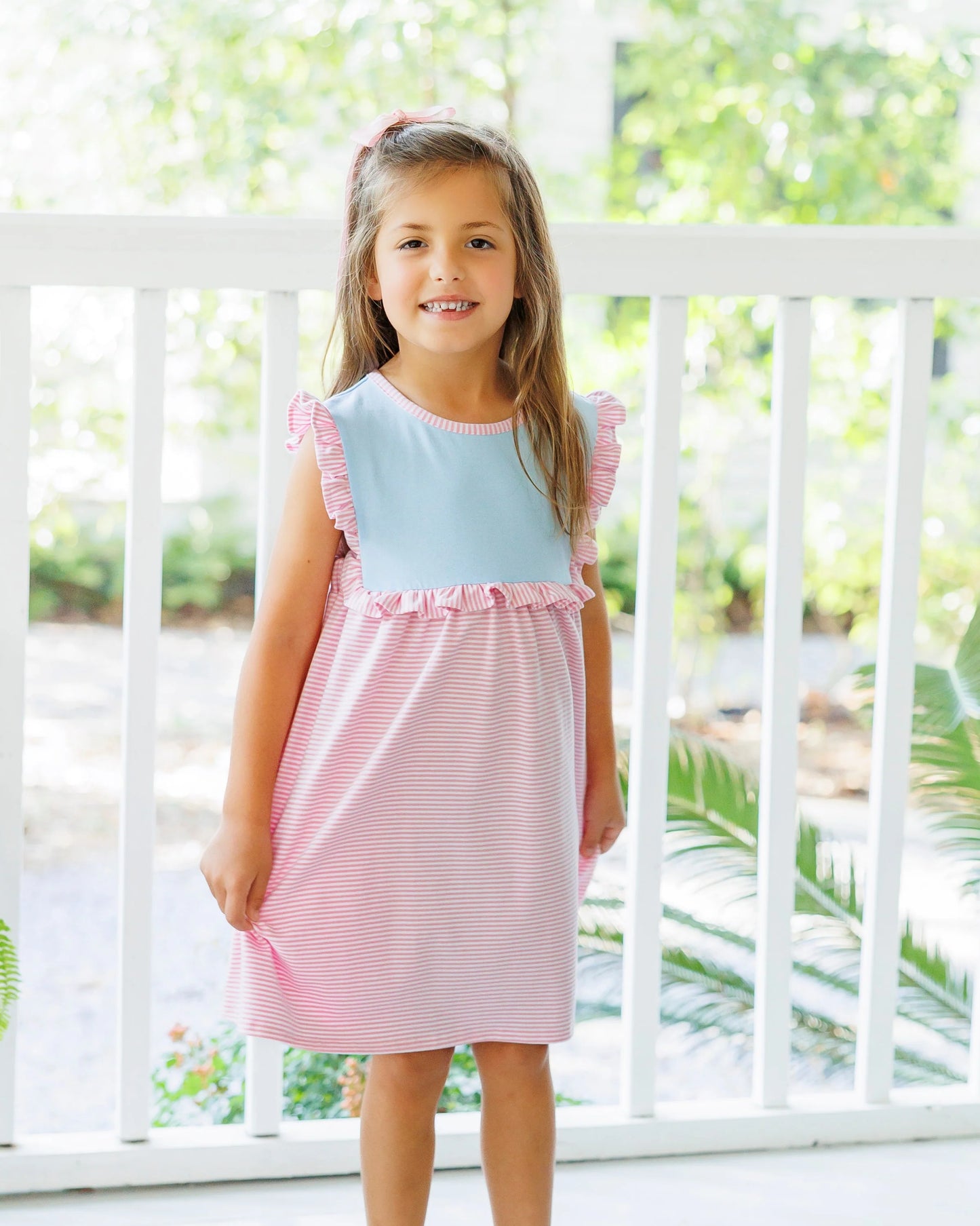 Ruby Dress- Multi Stripe