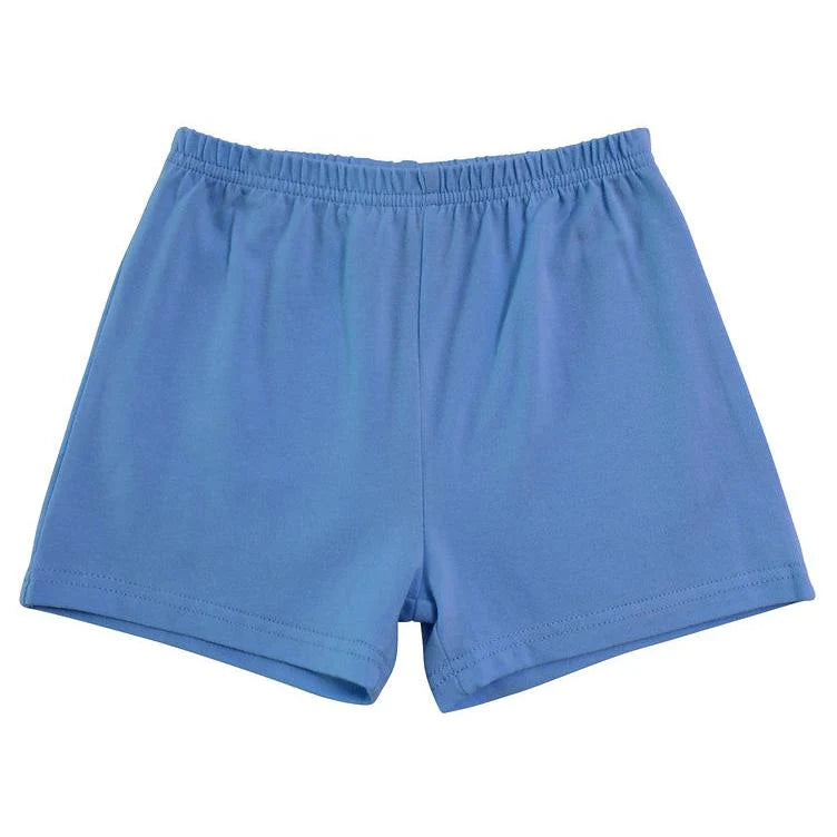 Jellybean Knit Shorts-Cornflower Blue