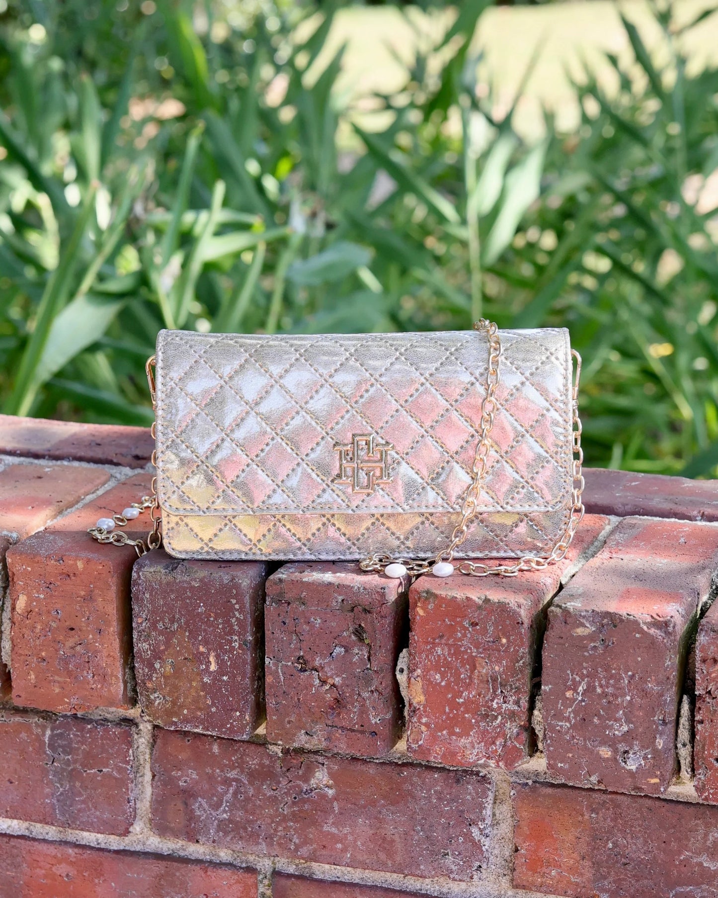 Brynleigh Cluth Crossbody-Champagne Pop