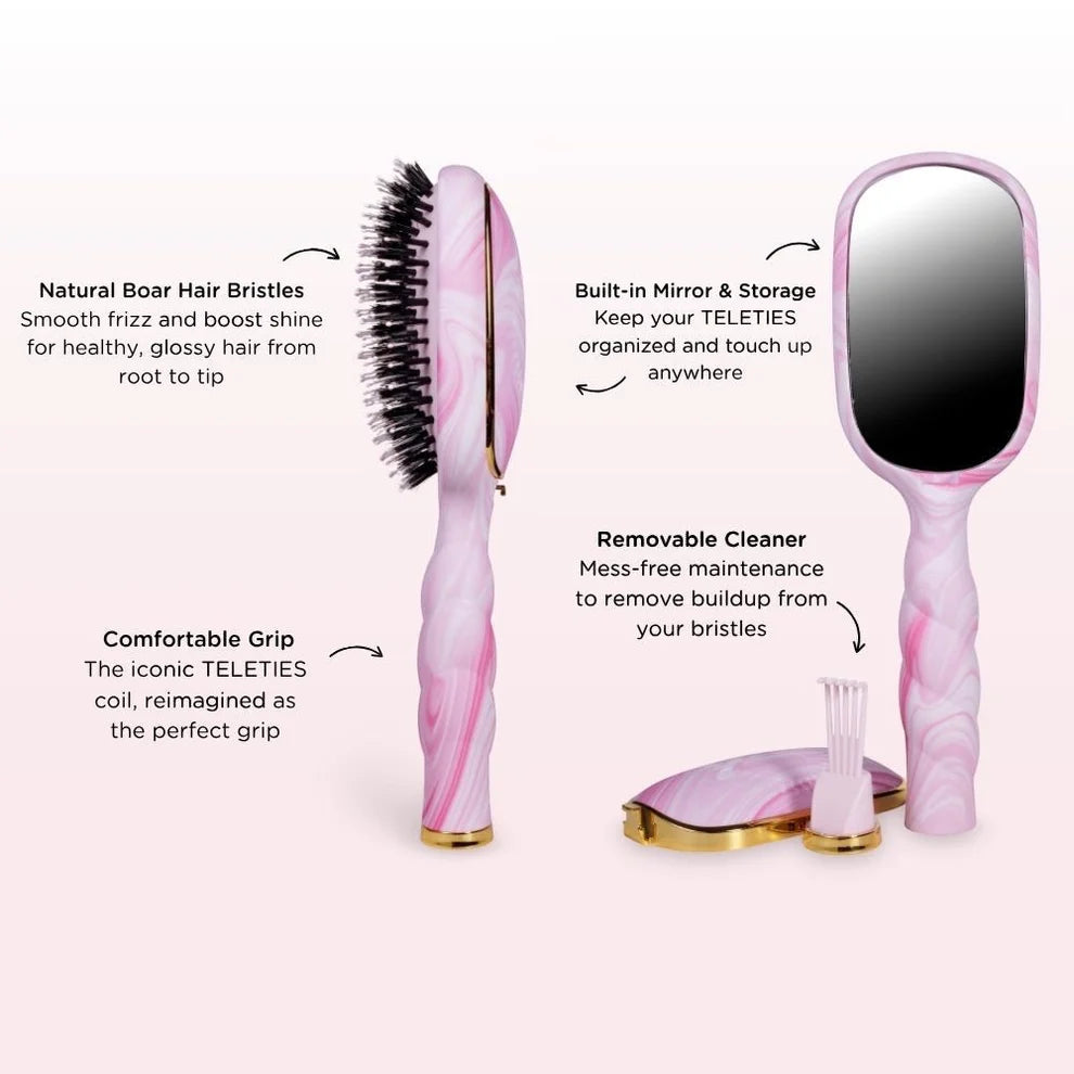 Boar Bristle Hair Brush - Pinch Me