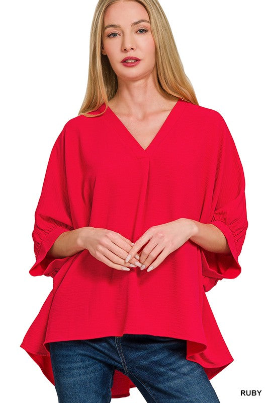 The Erica Top in Ruby