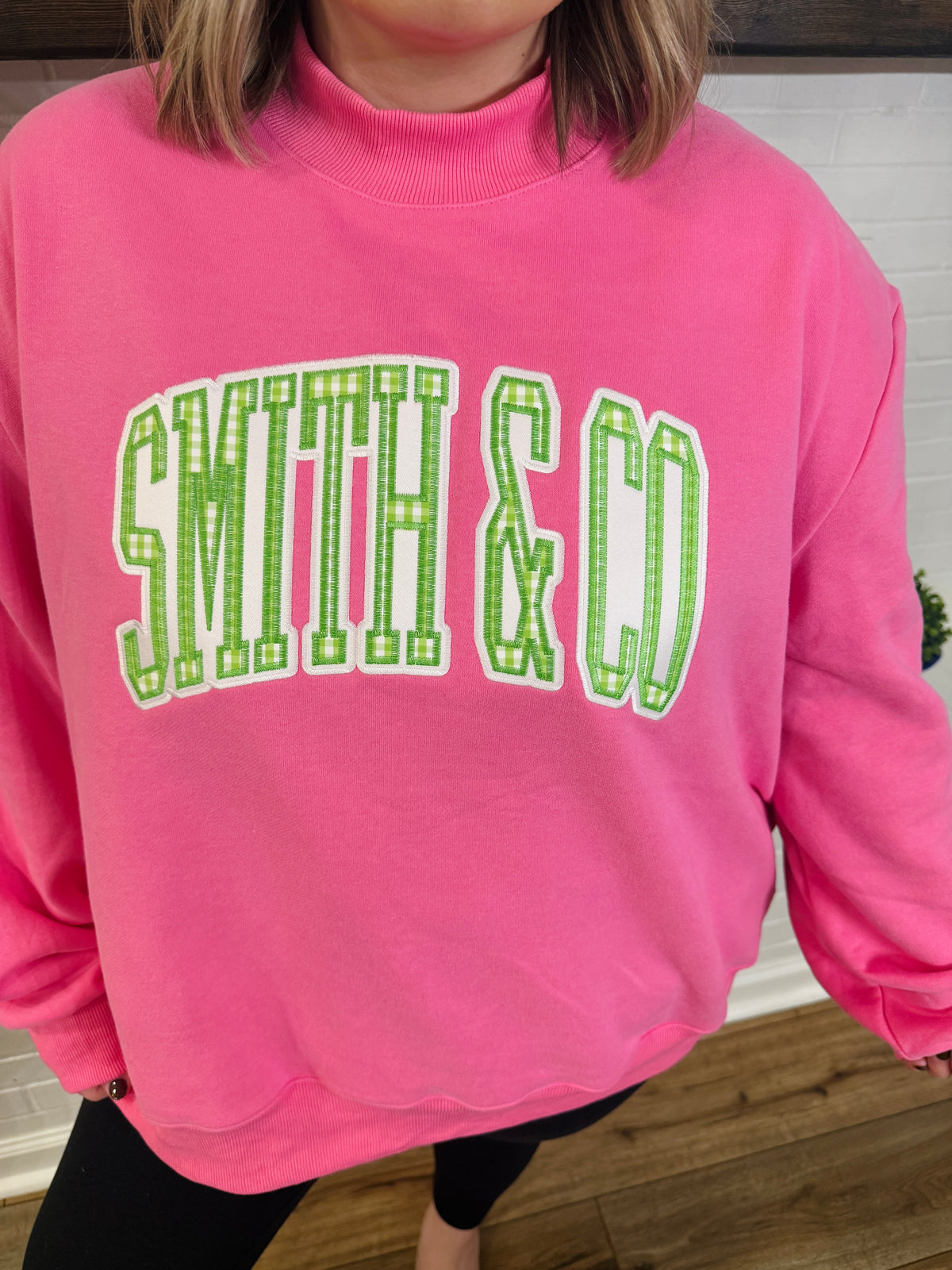 Smith & Co Mock Neck Sweatshirt