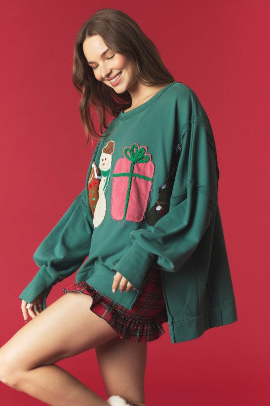 The Christmas Patches Sweatshirt