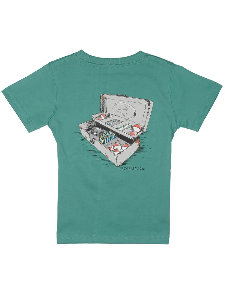 Boys Tackle Box SS-Teal