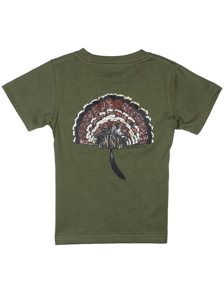 Boys Turkey Mount SS-Olive