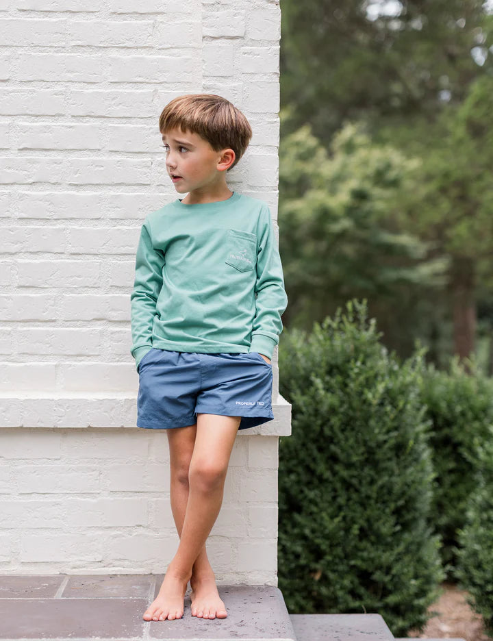 Boys Mallard Short-River Blue