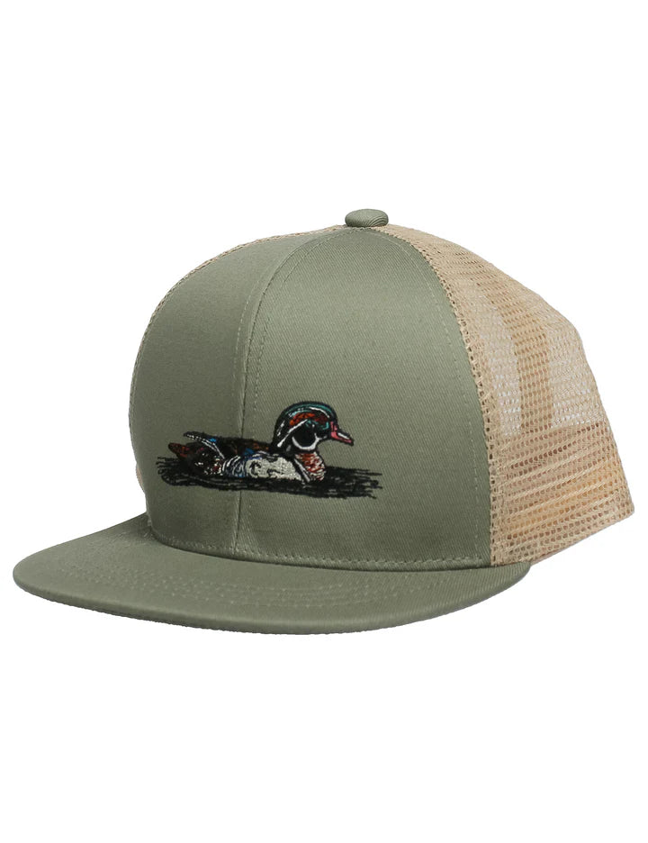Boys Trucker Hat-Wood Duck