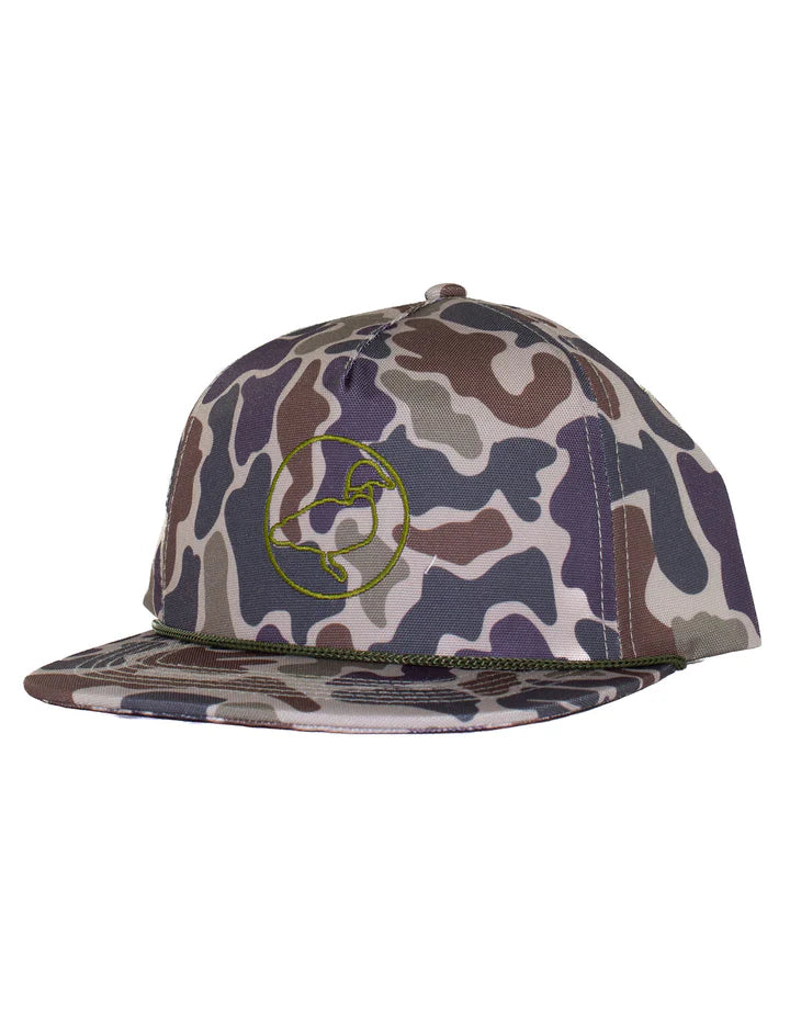 Boys Sportsman Rope Hat-Vintage Camo