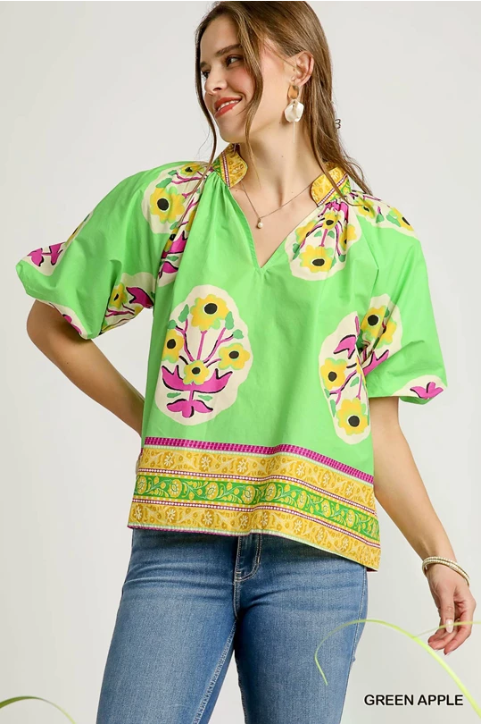 Sunshine Blooms Top