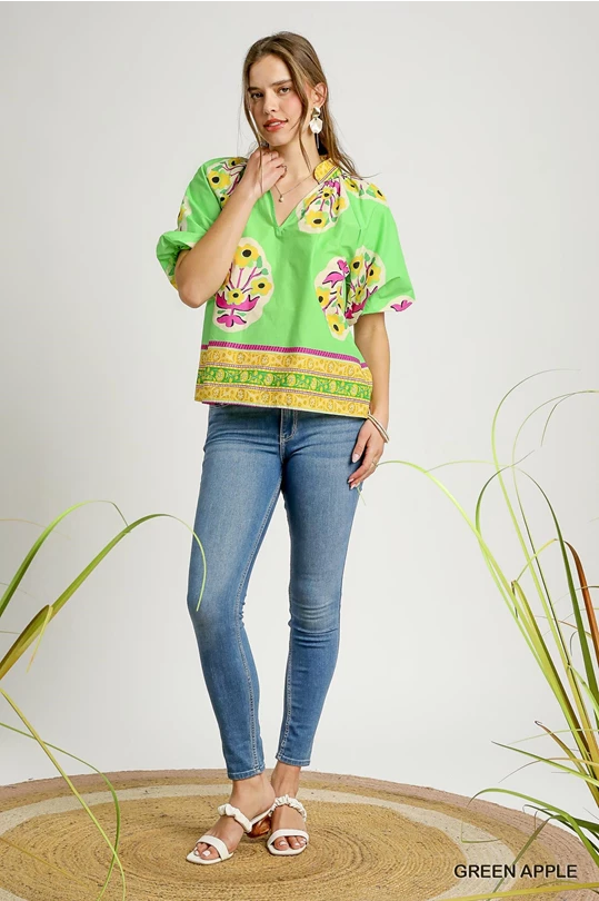 Sunshine Blooms Top