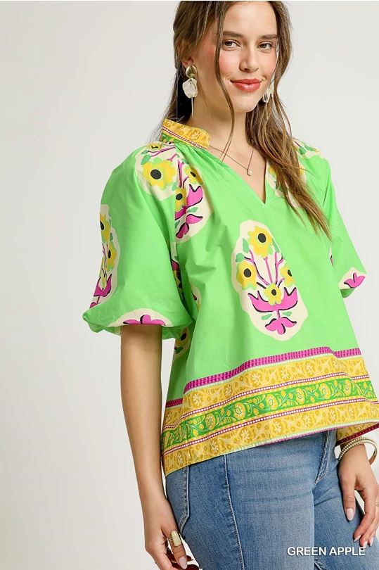 Sunshine Blooms Top