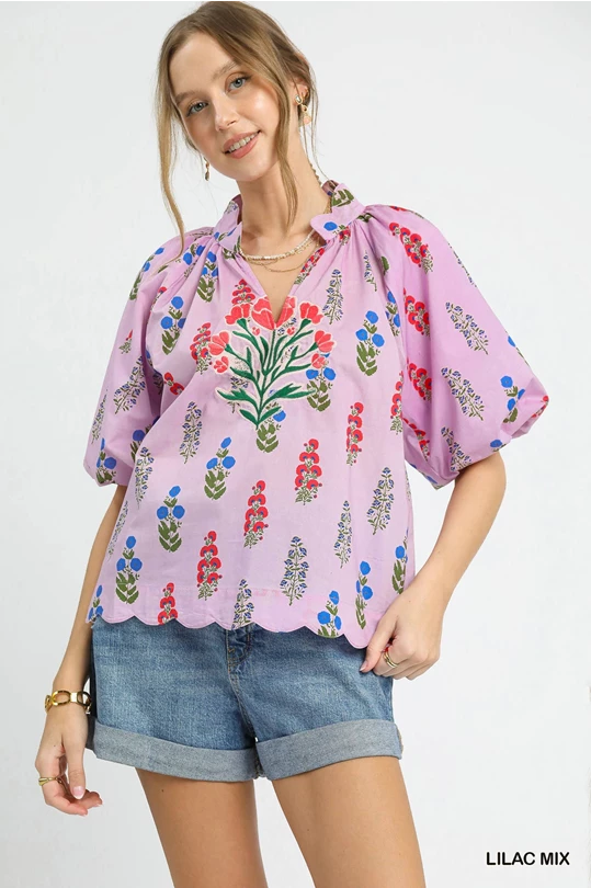 Blooming Statement Top