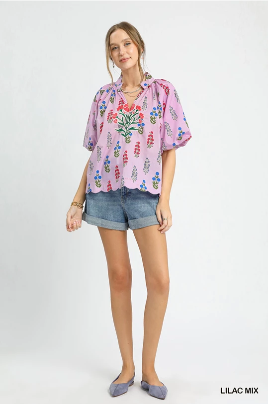 Blooming Statement Top