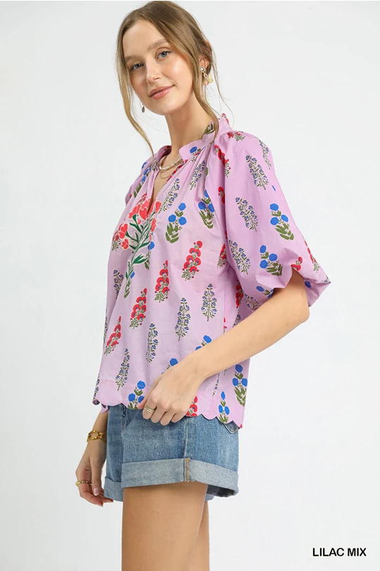 Blooming Statement Top