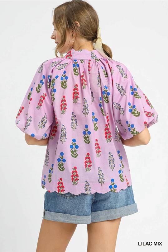 Blooming Statement Top