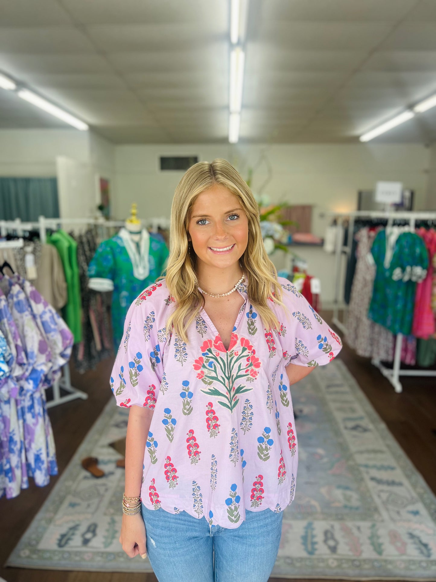 Blooming Statement Top