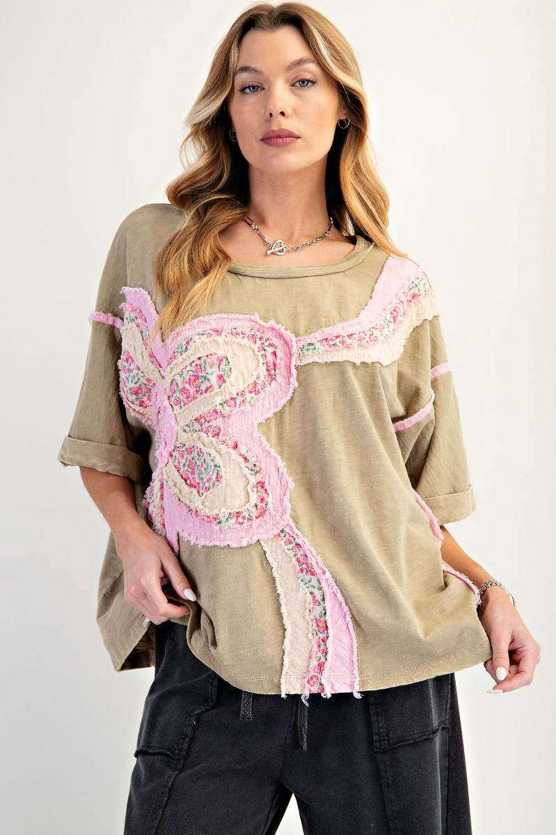 Flower Patch Top - Sage