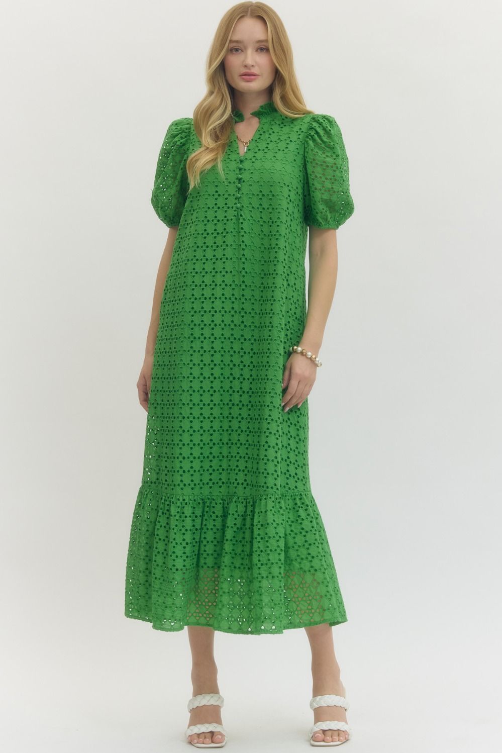 The Karma Dress-Kelly Green