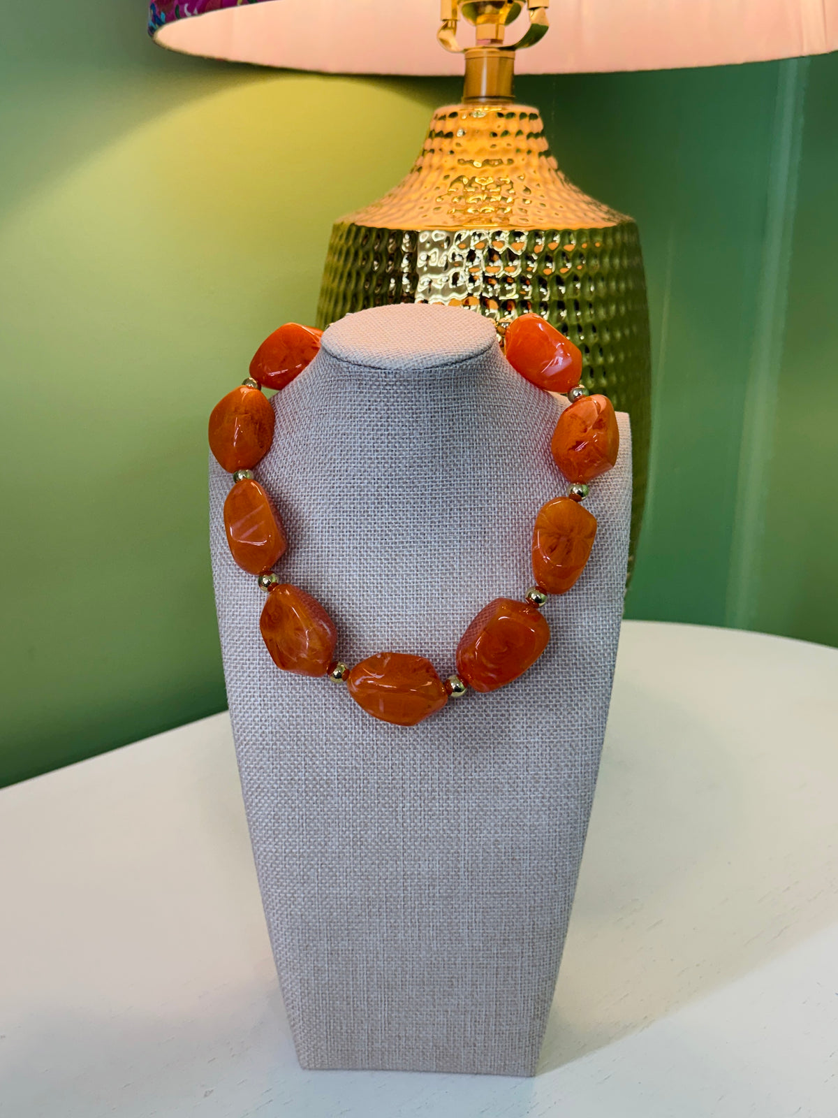 The Tabitha Necklace-Orange