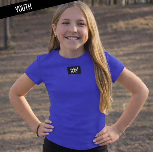 Youth Lulu Mac Baby Doll Top in Royal