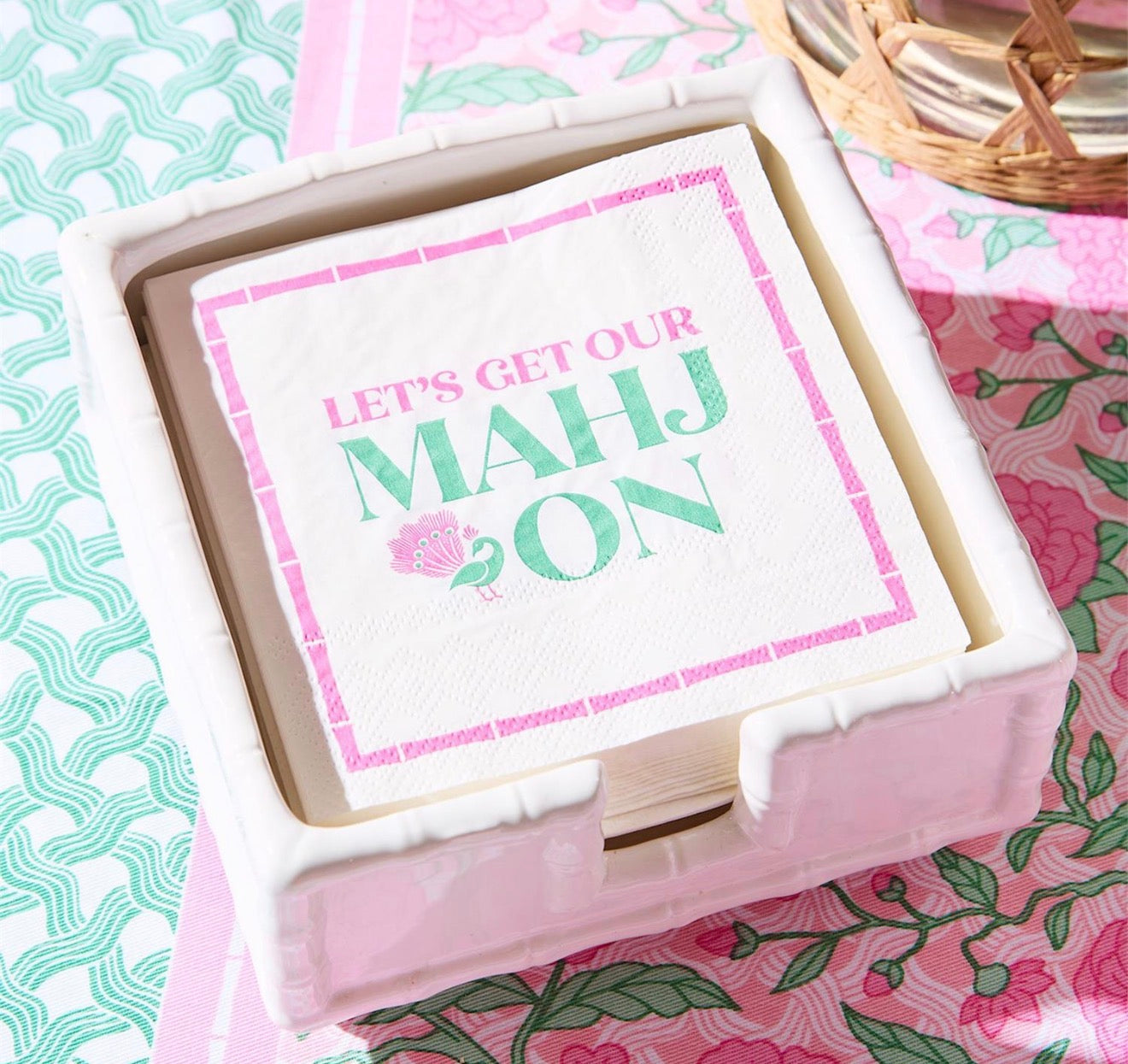 Let’s Mahj On Paper Cocktail Napkins