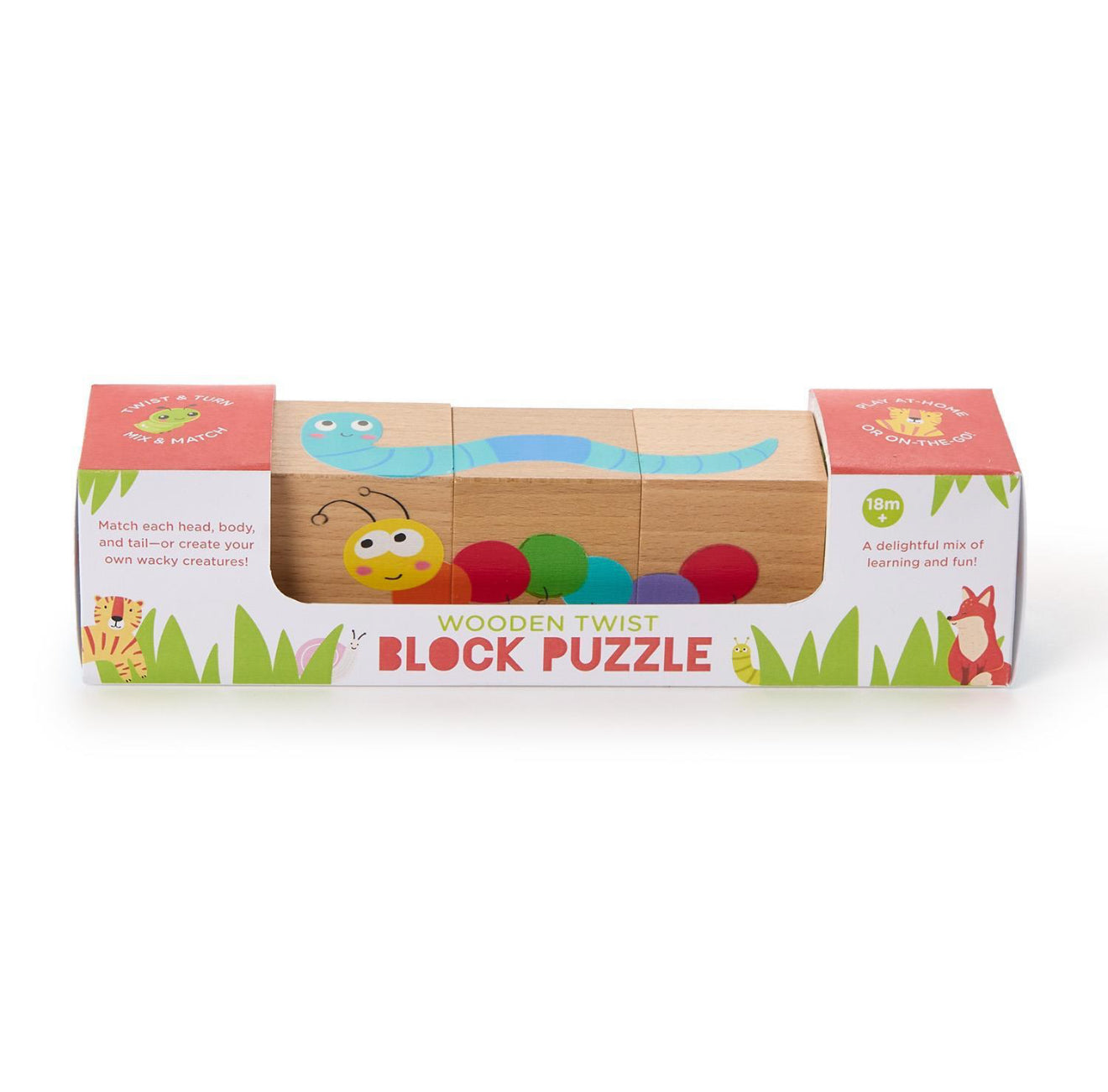 Wooden Twist Block Puzzle