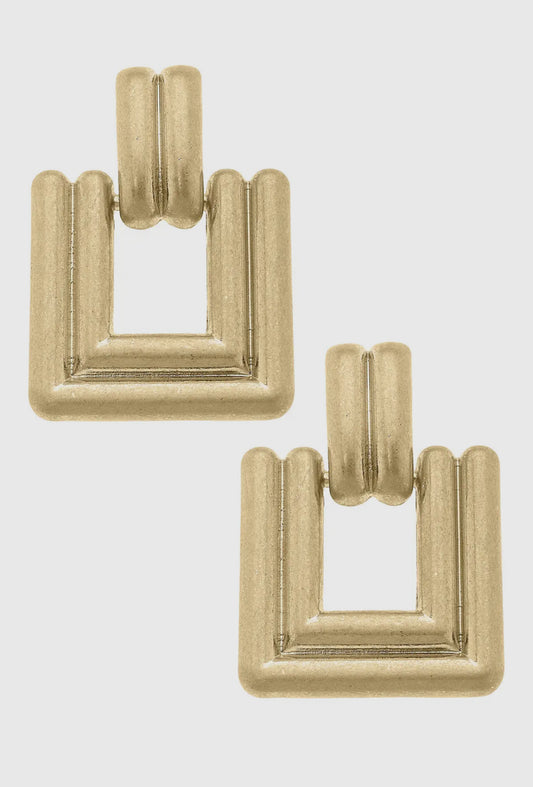 Dina Square Statement Earring