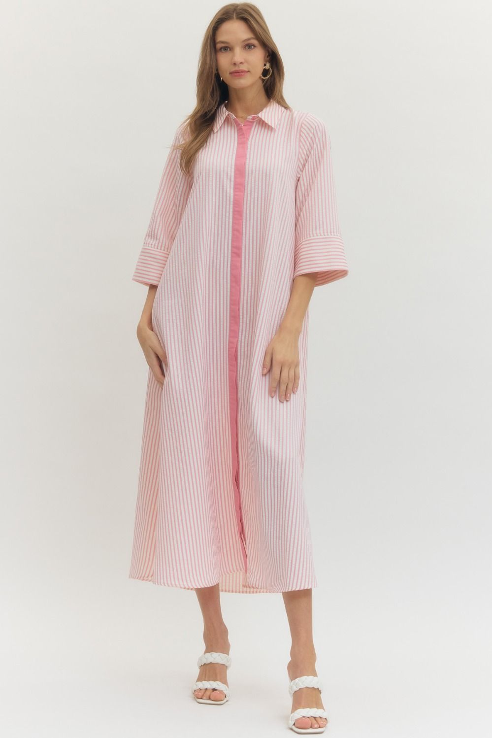 It’s All The Rage Maxi Dress CURVY-Pink