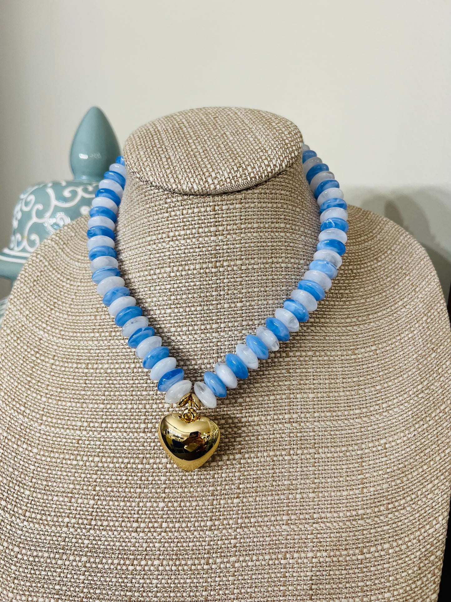 In Love Necklace-Blue