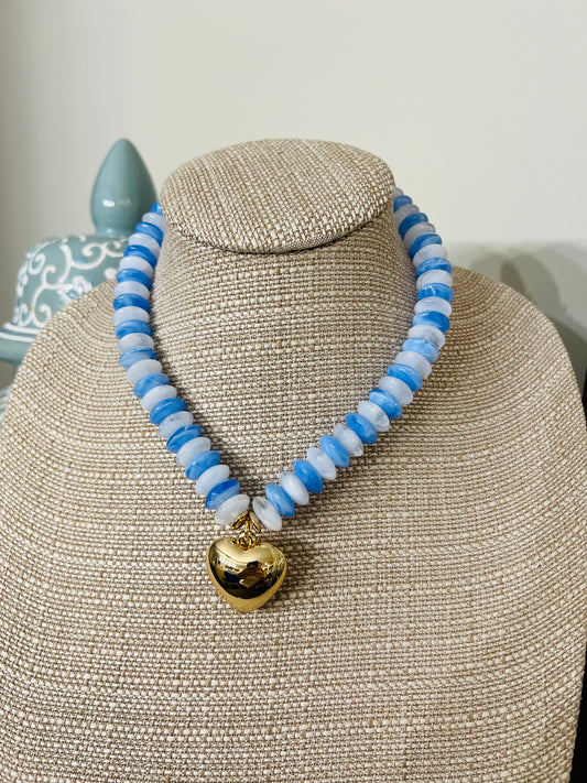 In Love Necklace-Blue