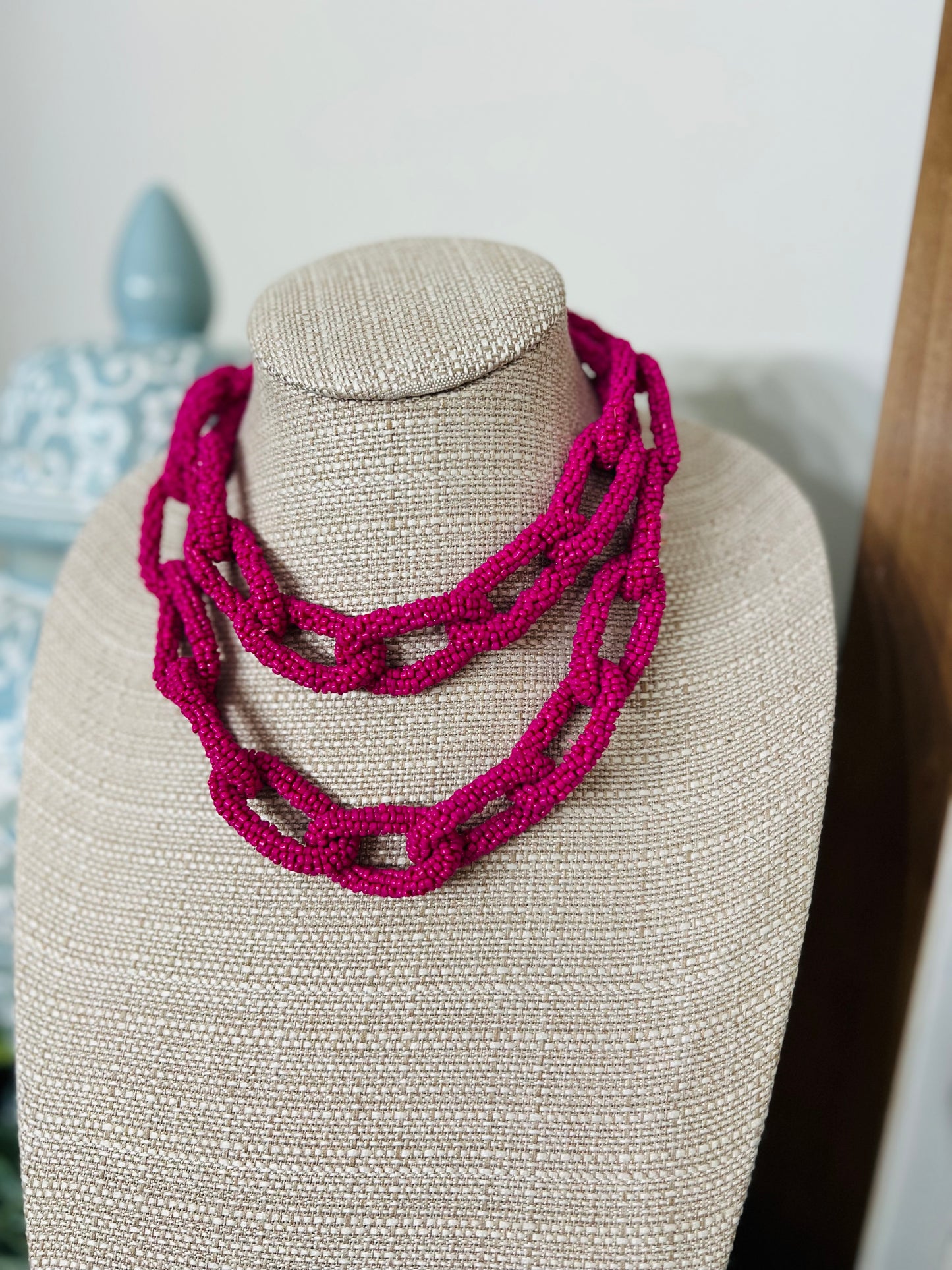 Charming Necklace-Fuchsia