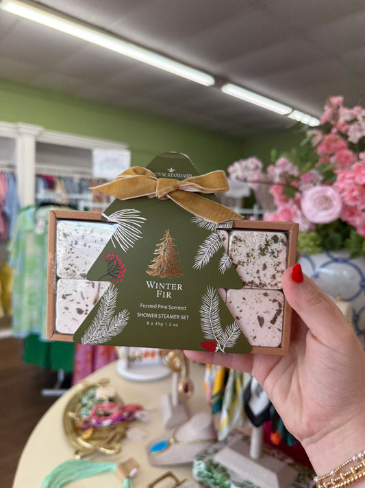 Winter Fir Shower Steamer Set