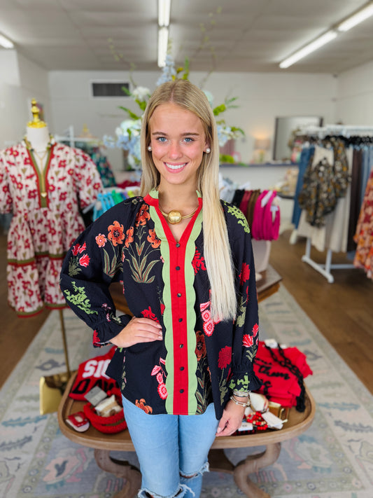 Midnights Floral Top