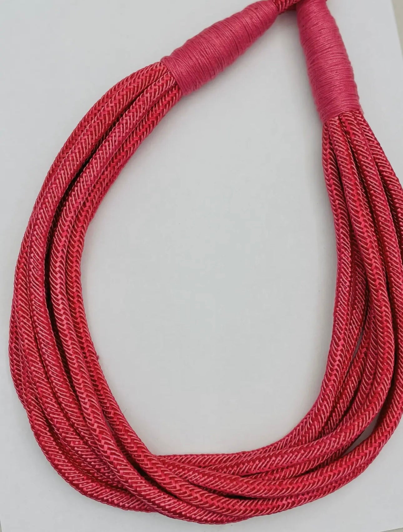 Pink Rope Necklace