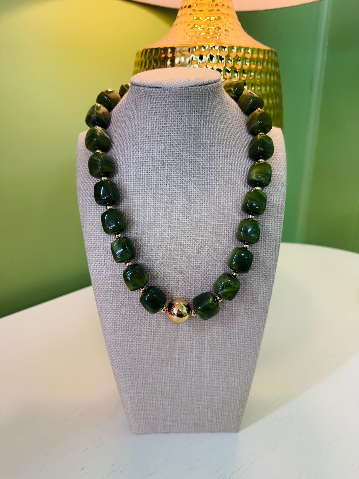 The Polly Necklace-Green