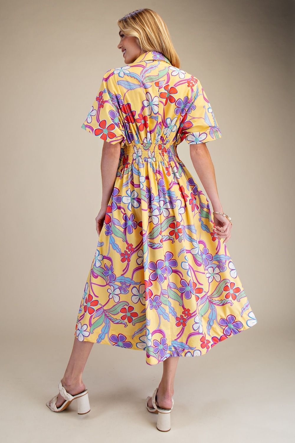 The Printed Poplin Dress
