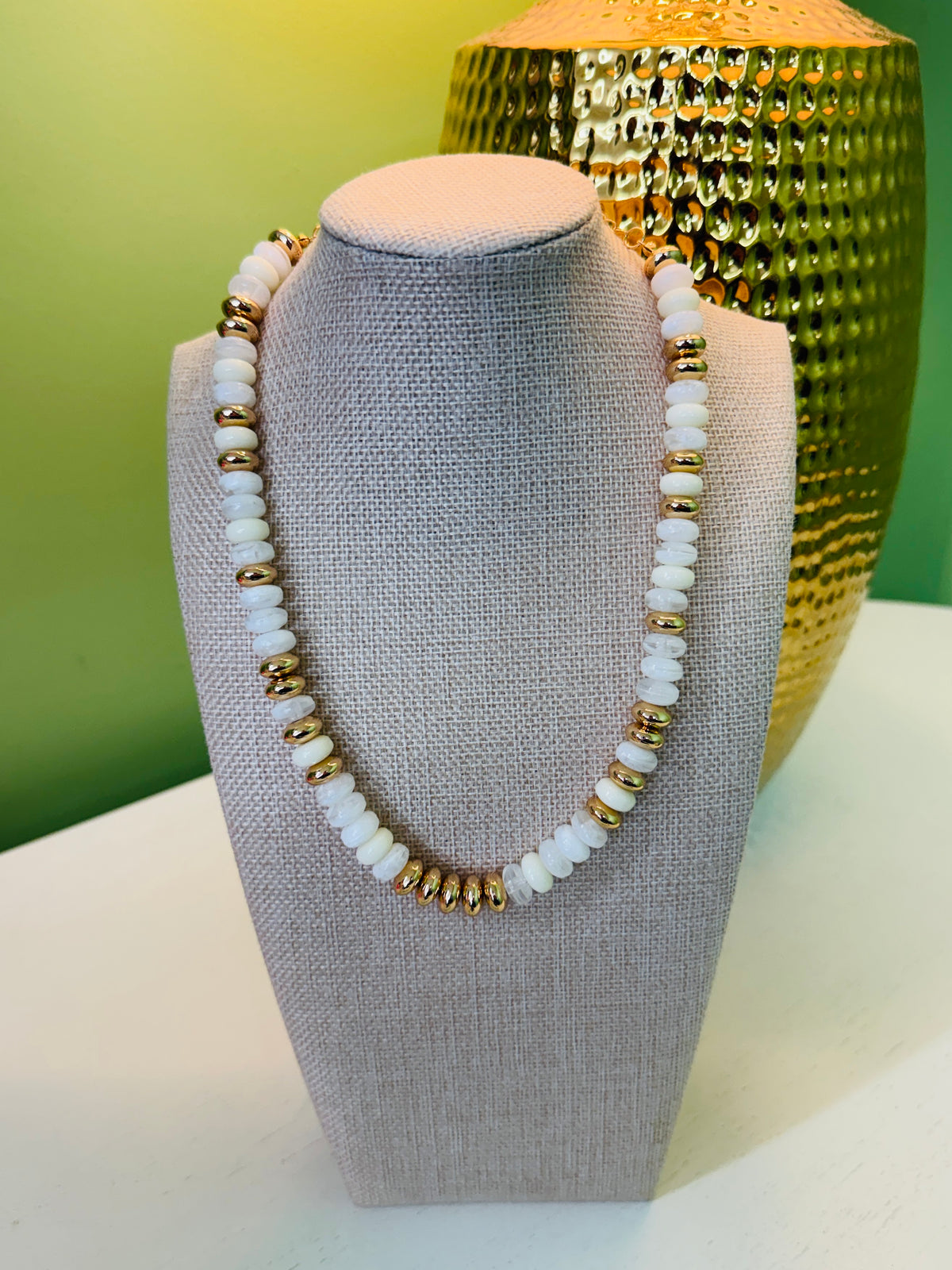 Knew You Necklace-White