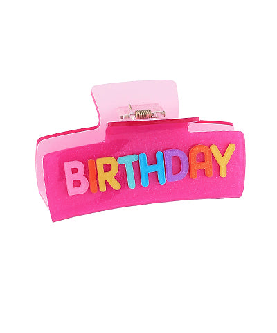 Birthday Claw Clip