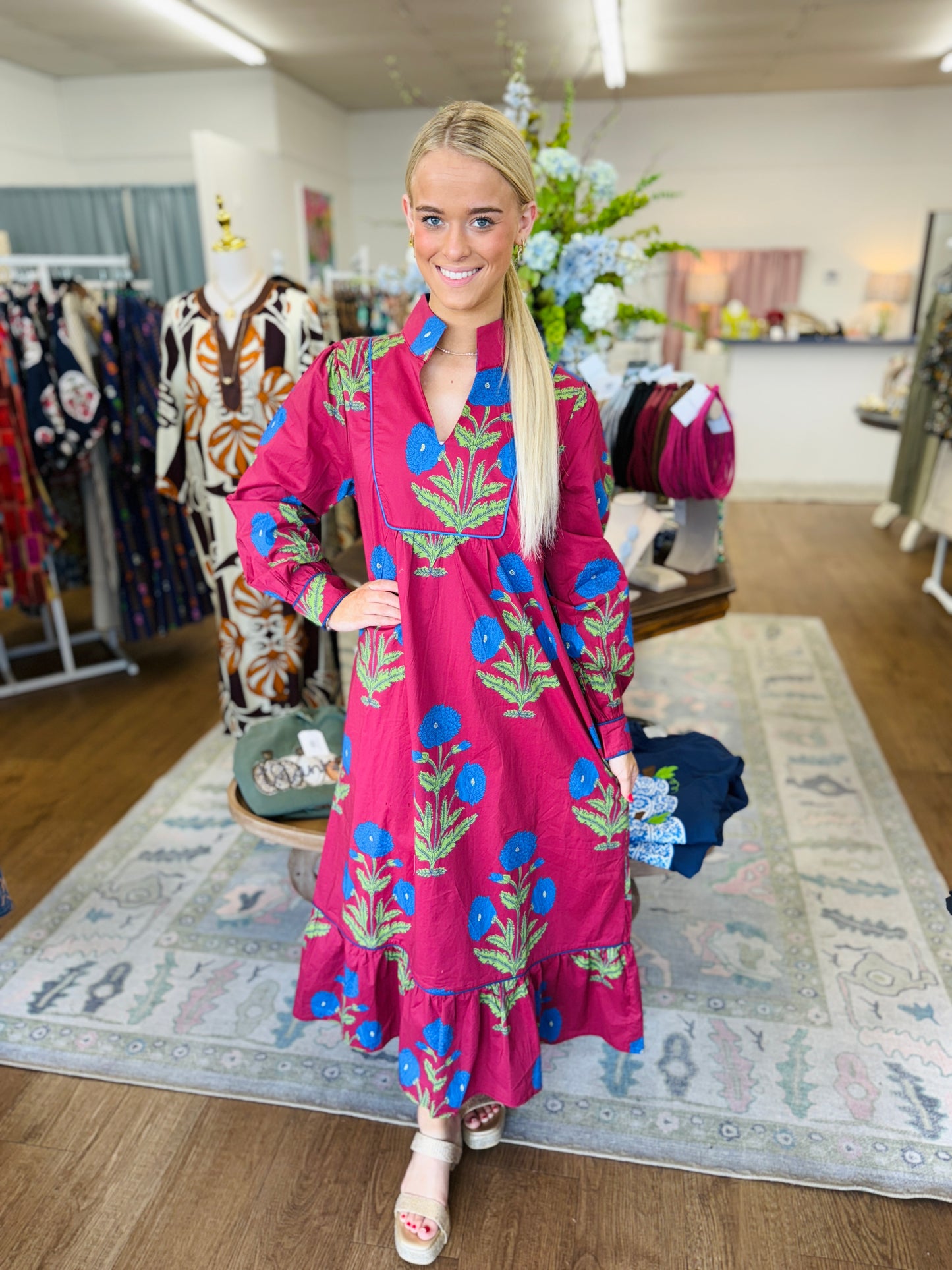 Picking Flowers Midi Dress