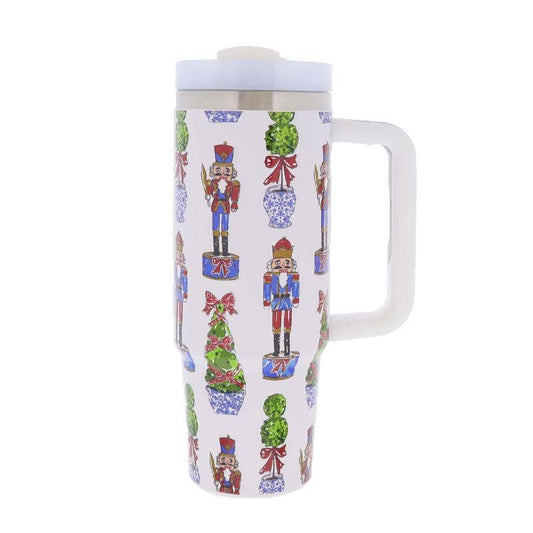 Nutcracker Topiary Tumbler