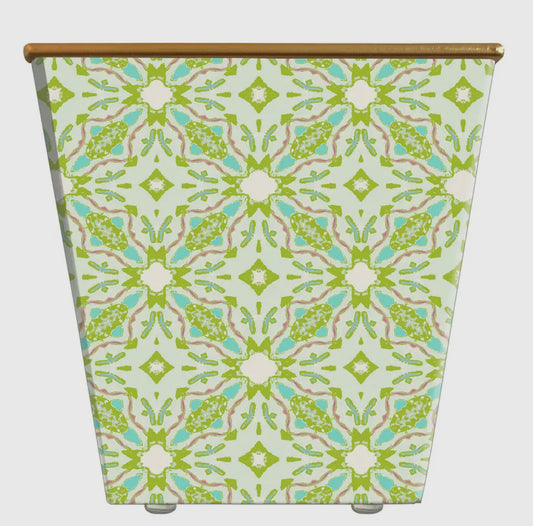 Laura Park Lagos Green Cachepot Candle-Blue Spa