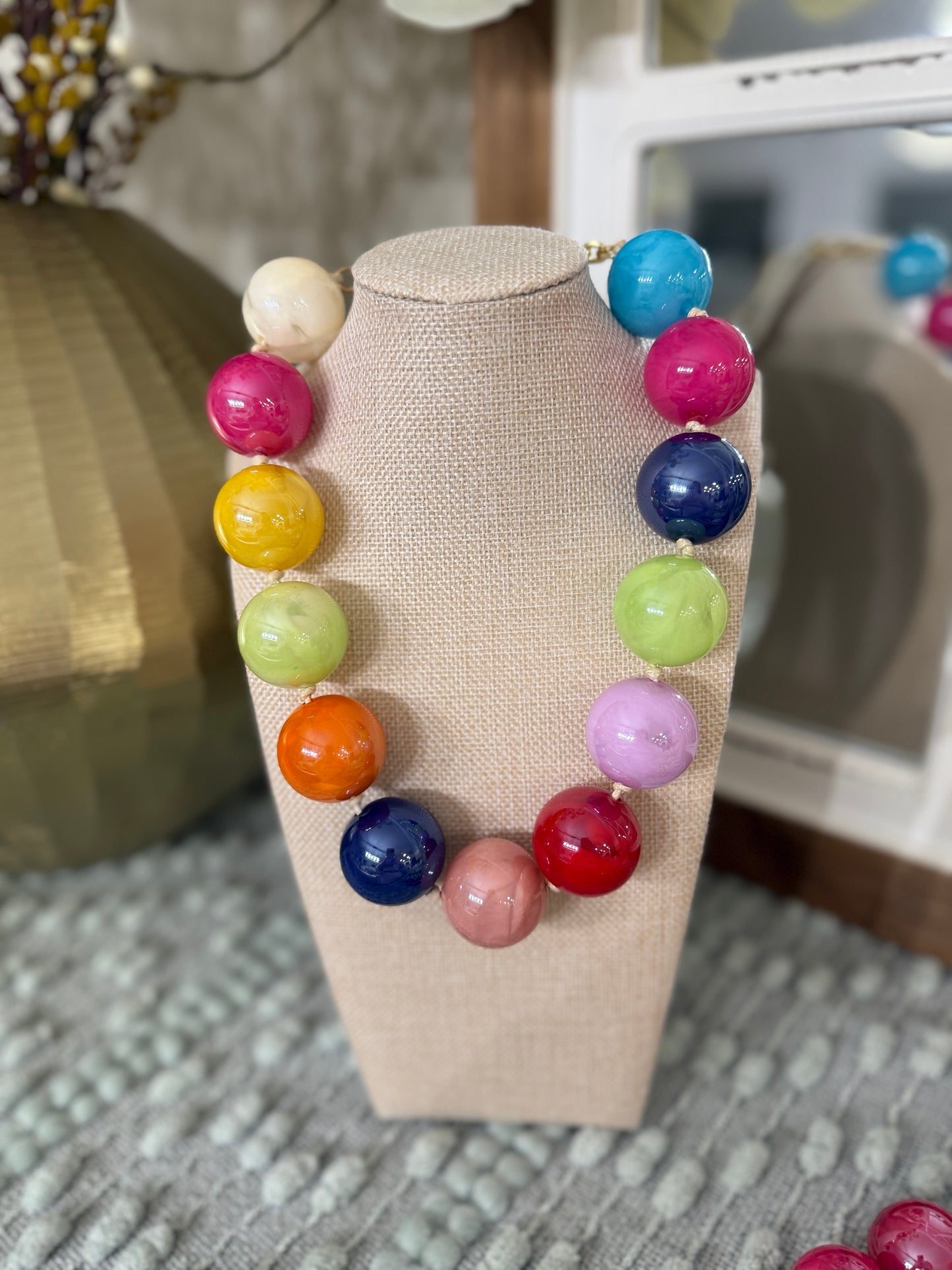 The Moment Necklace-Rainbow