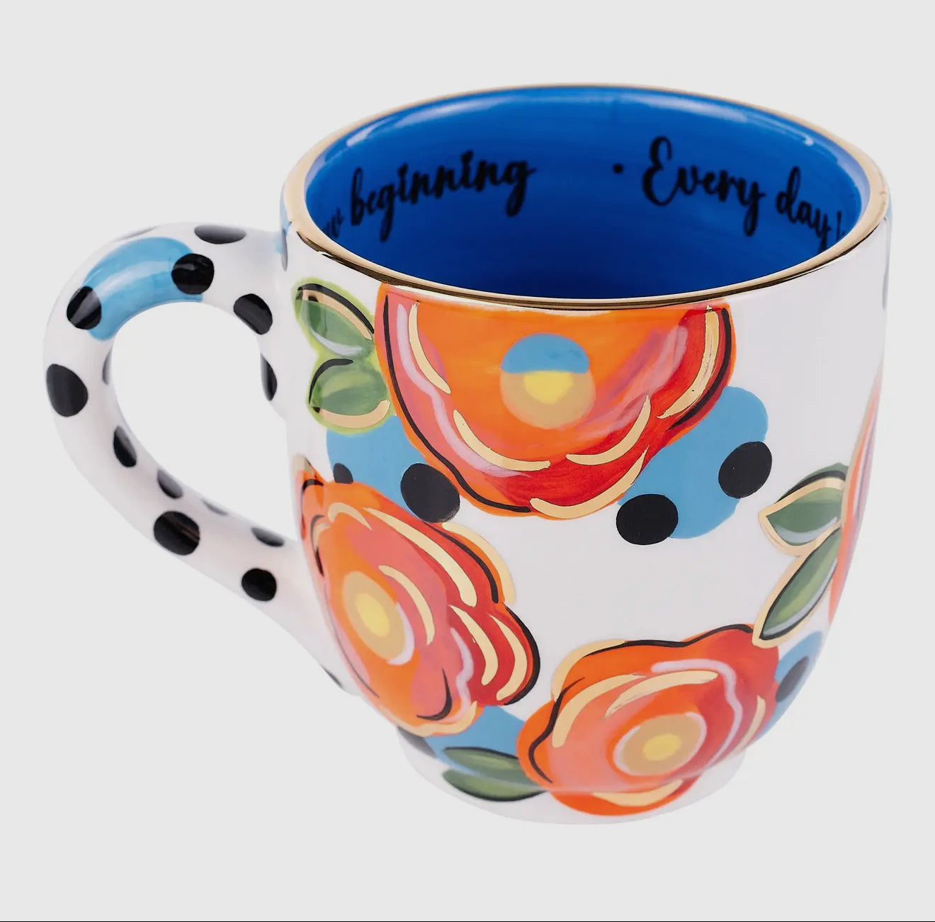 Brighten Your Day Flower Mug