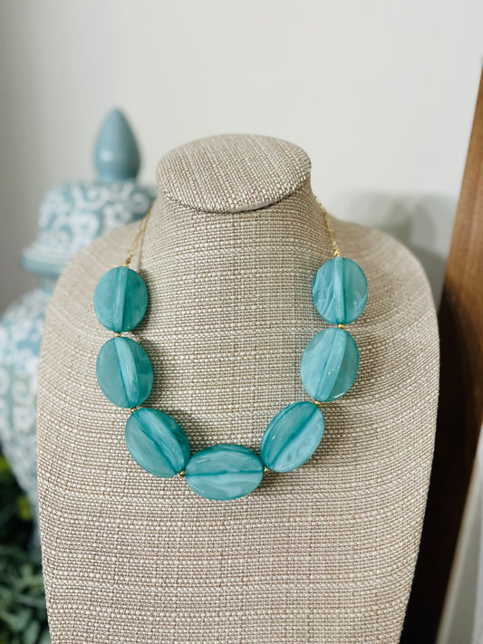 So Divine Necklace-Turquoise