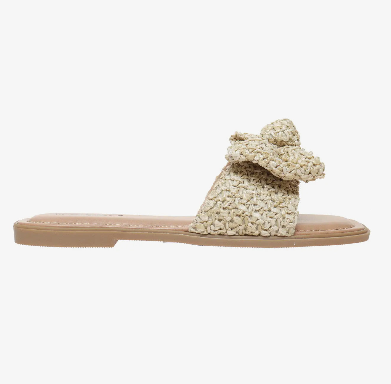 The Baylee Natural Bow Sandal