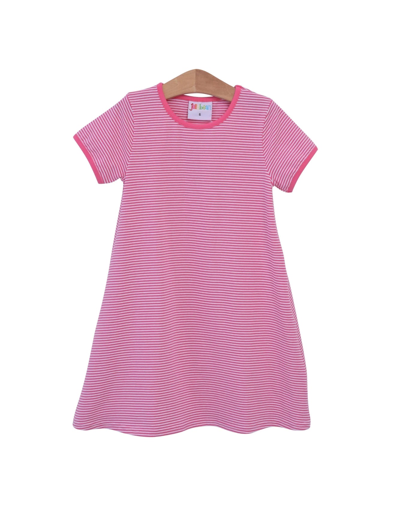 Sarah Dress-Pink Stripe