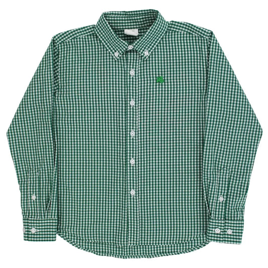Bailey Boys Roscoe Button Down Shirt-Kelly Check