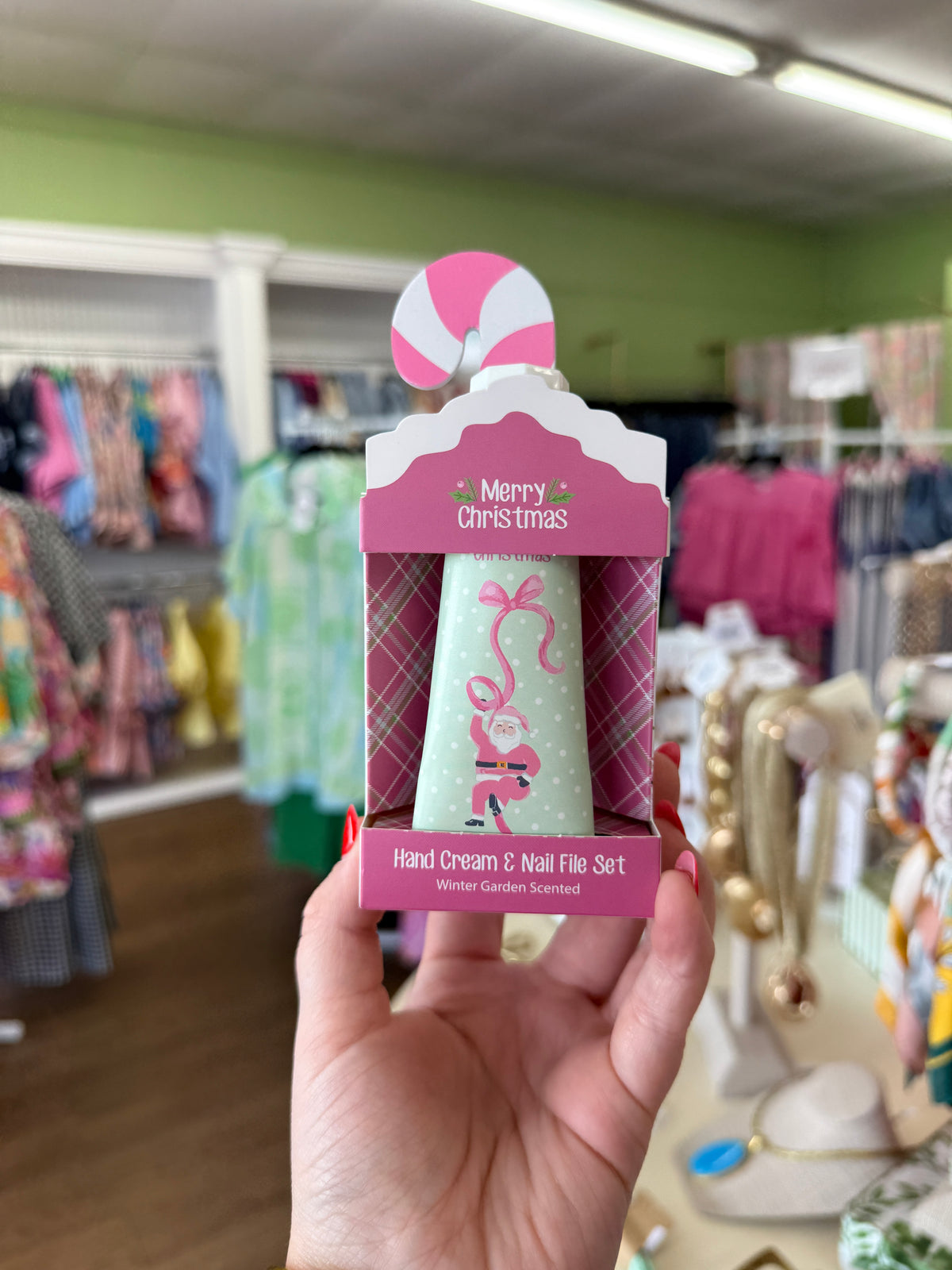 Wrapped In Ribbons Hand Cream & nail File Set