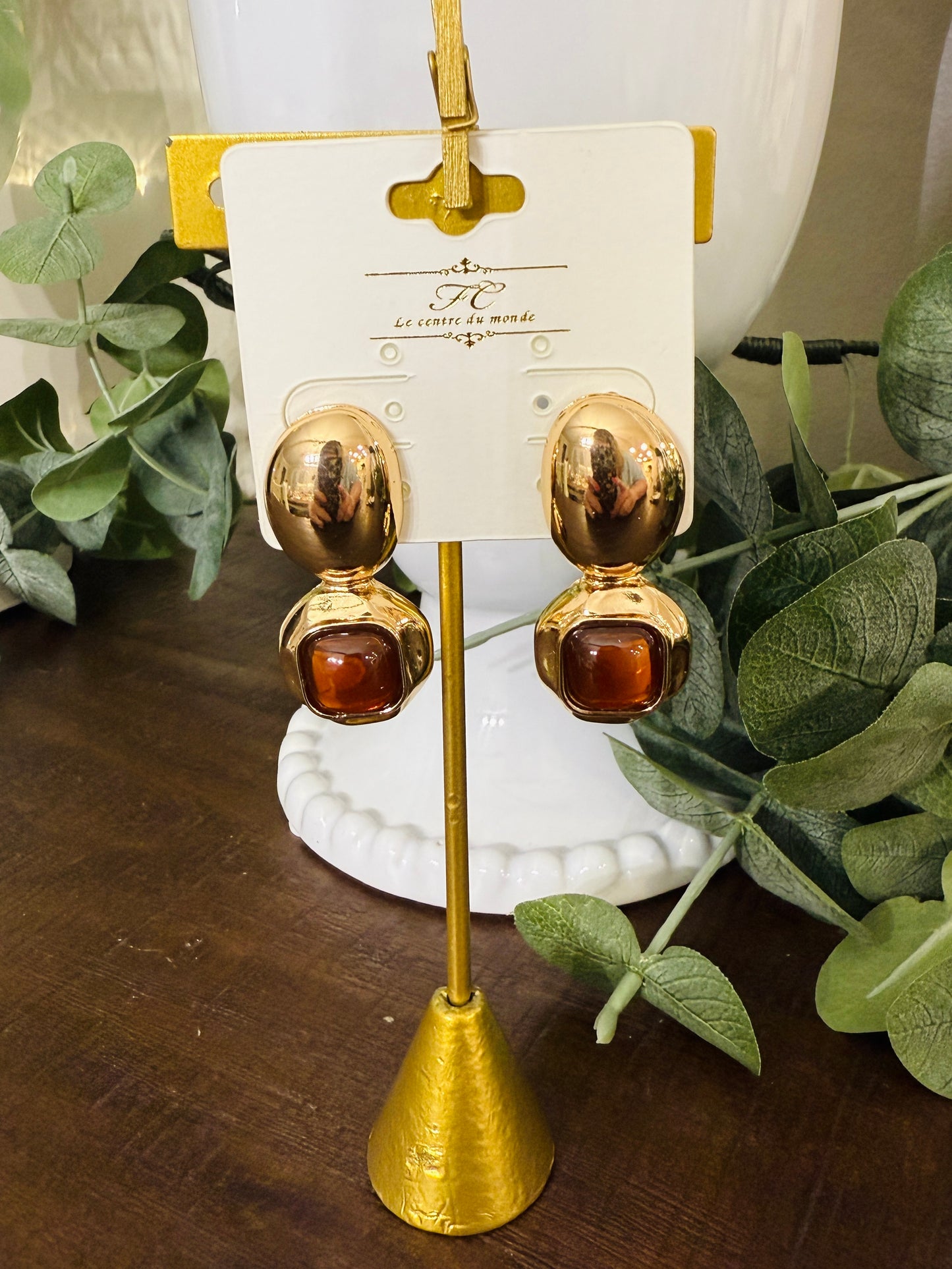 So Sweet Earrings-Brown