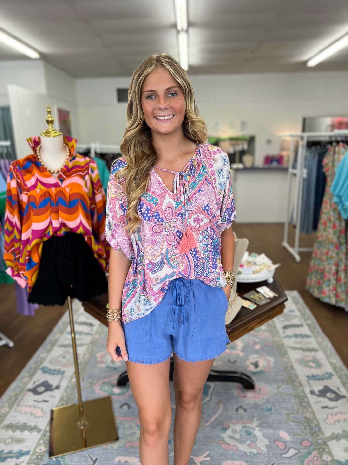 Purple Blossom Top
